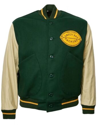 Varsity Green Bay Packers 1950 Green Jacket - Modajacket