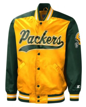 Green Bay Packers Tradition Satin Jacket - Modajacket