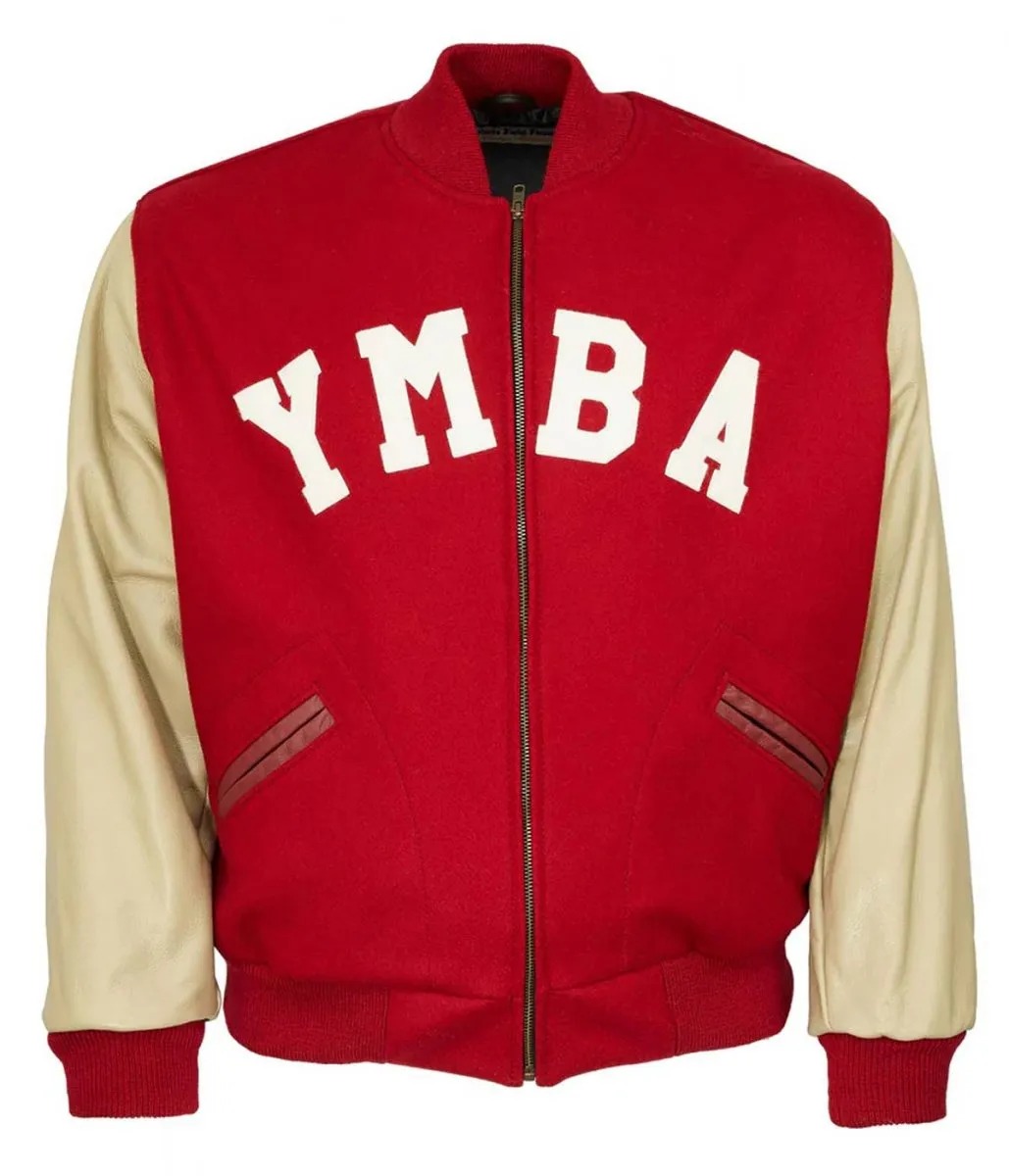 Varsity 1943 Guadalupe Young Mens Buddhist Association Red Jacket 1 Varsity 1943 Guadalupe Young Mens Buddhist Association Red Jacket - Modajacket