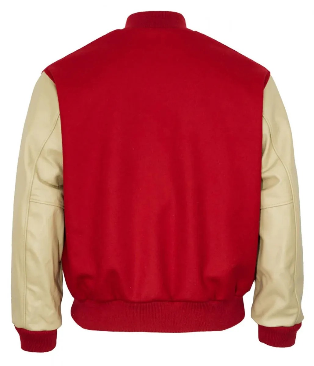Varsity 1943 Guadalupe Young Mens Buddhist Association Red Jacket 2 Varsity 1943 Guadalupe Young Mens Buddhist Association Red Jacket