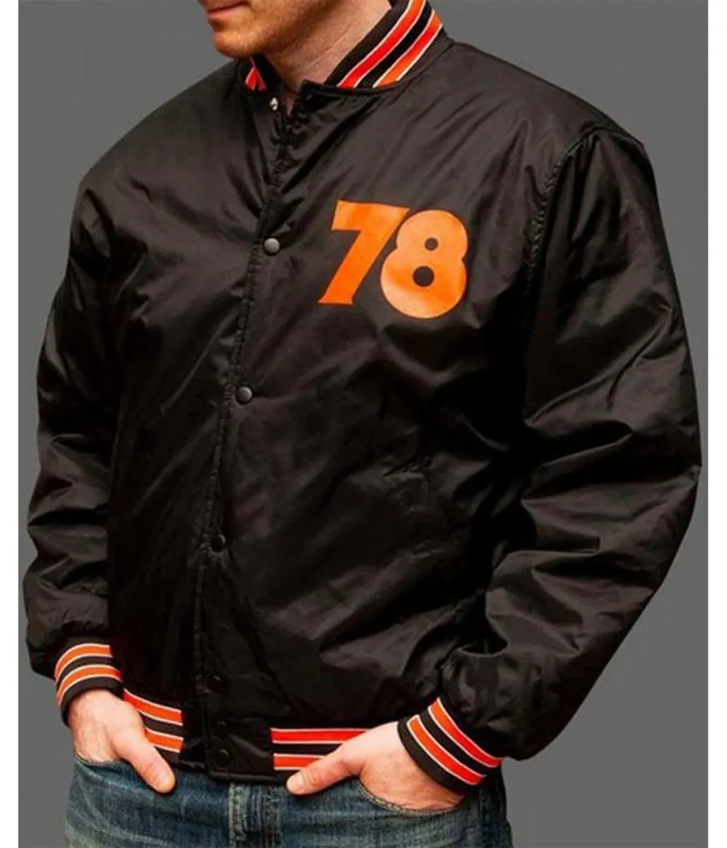 Halloween 78 Bomber Black Satin Jacket 3 Halloween 78 Bomber Black Satin Jacket