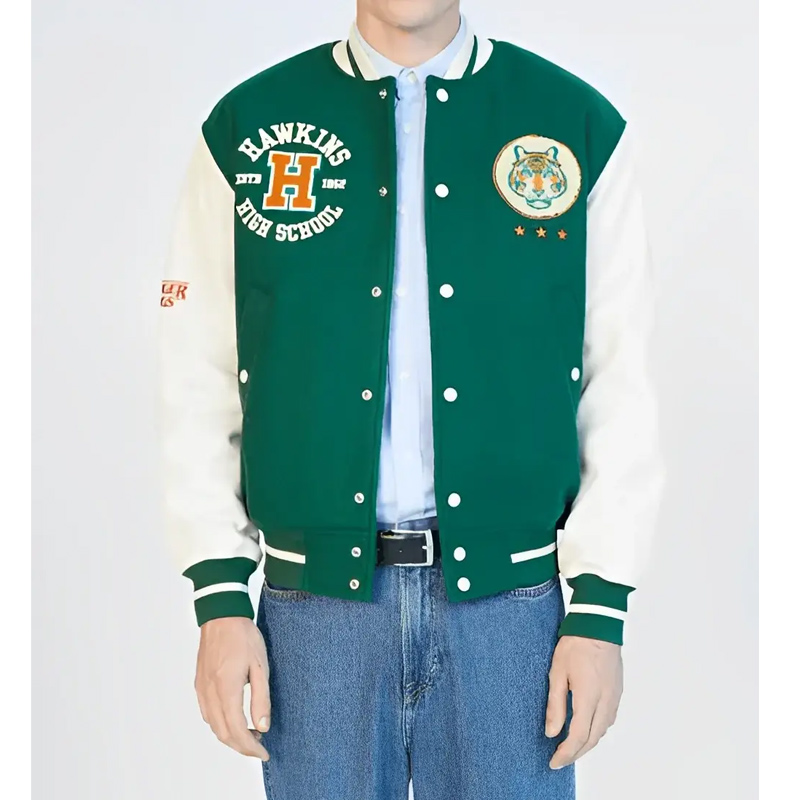 Stranger Things Hawkins Stadium Varsity Jacket 2 Stranger Things Hawkins Stadium Varsity Jacket