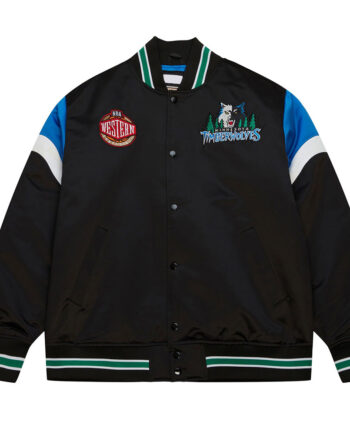 Minnesota Timberwolves Heavyweight Satin Jacket - Modajacket