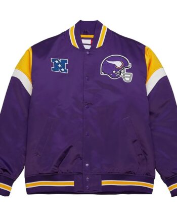 Minnesota Vikings Heavyweight Satin Jacket - Modajacket