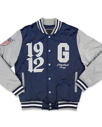 Homestead Grays Navy and Gray Jacket - Modajacket