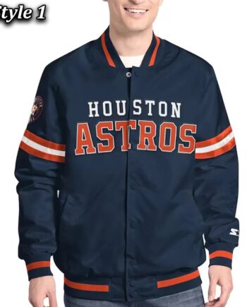 Houston Astros Scout Varsity Satin Jacket - Modajacket