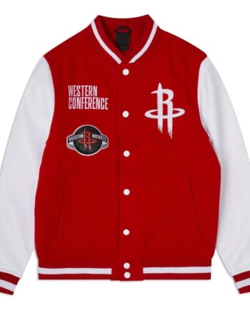 Houston Rockets Varsity Red Jacket - Modajacket