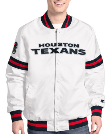 Houston Texans Scout Varsity Satin Jacket - Modajacket