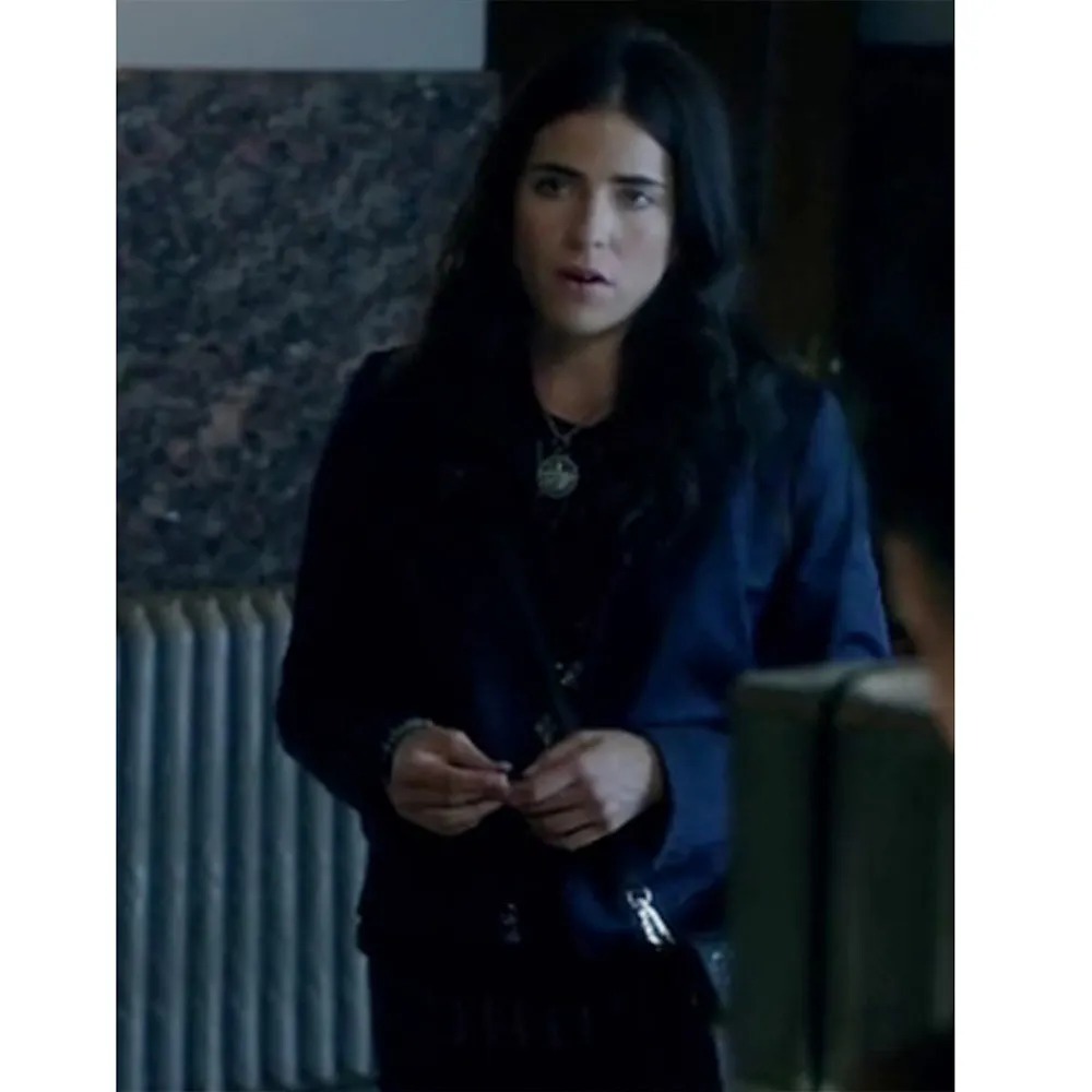 Karla Souza Blue Jacket - How to Get Away with Murder Season 2 Laurel Castillo Jacket 2 Karla Souza Blue Jacket - How to Get Away with Murder Season 2 Laurel Castillo Jacket