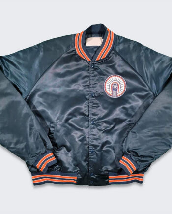 Vintage 80s Illinois Ilini Bomber Jacket - Modajacket
