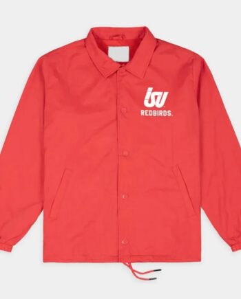 Illinois State Redbirds Vintage ISU Logo Coaches Jacket - Modajacket