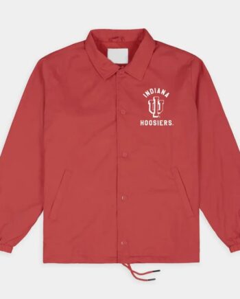 Indiana Hoosiers Classic Trident Coaches Jacket - Modajacket