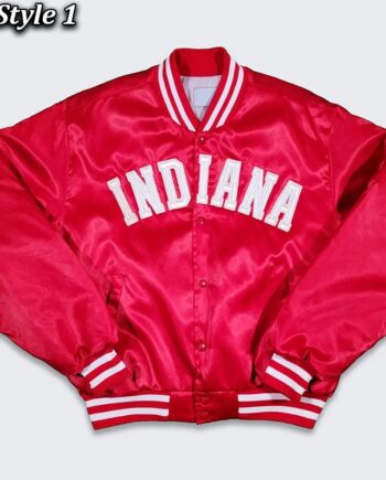 Starter Indiana Hoosiers Red Bomber Jacket - Modajacket