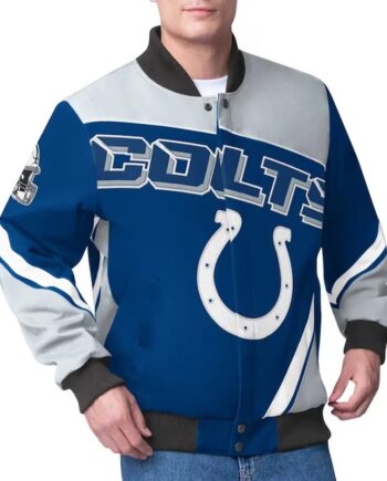 Indianapolis Colts Maximum Racing Royal Jacket - Modajacket