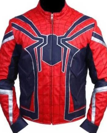Avengers Infinity War Spiderman Leather Jacket - Modajacket