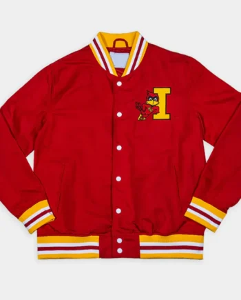 Iowa State Cyclones Leaning Cy Bomber Jacket - Modajacket