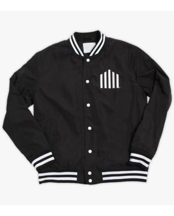 Iowa State Jack Trice Black Bomber Jacket - Modajacket