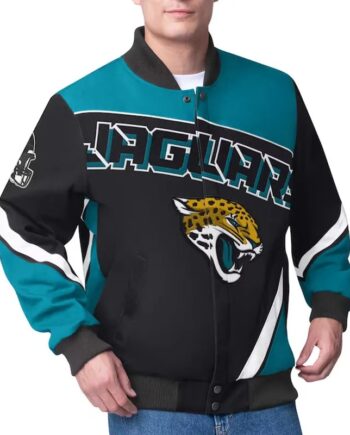 Jacksonville Jaguars Maximum Racing Black Jacket - Modajacket