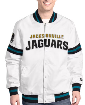 Jacksonville Jaguars Scout Varsity Satin Jacket - Modajacket