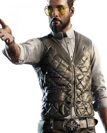 Joseph Seed Far Cry 5 Grey Vest - Modajacket