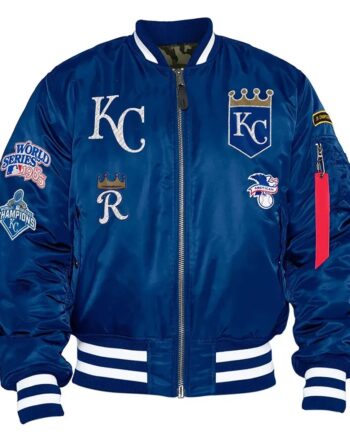 Kansas City Royals Bomber MA-1 Jacket - Modajacket