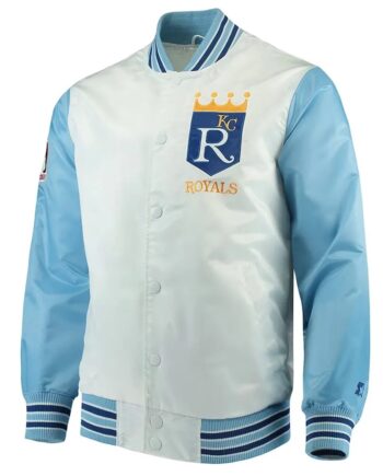 The Legend: Kansas City Royals White and Blue Jacket - Modajacket