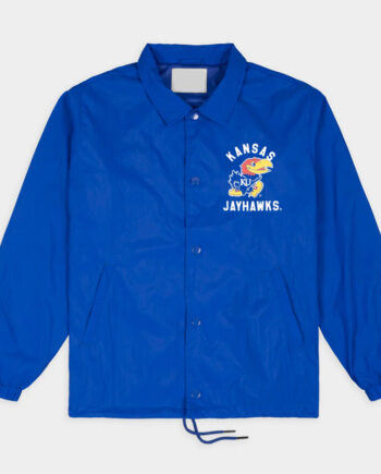 Kansas Jayhawks Classic Logo Coaches Jacket - Modajacket
