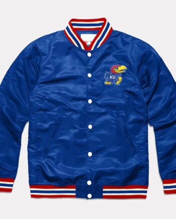 Rock Chalk Kansas Jayhawks Blue Jacket - Modajacket