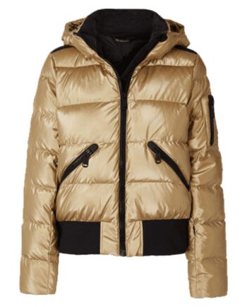Juno Temple Ted Lasso Puffer Jacket Hooded - Modajacket