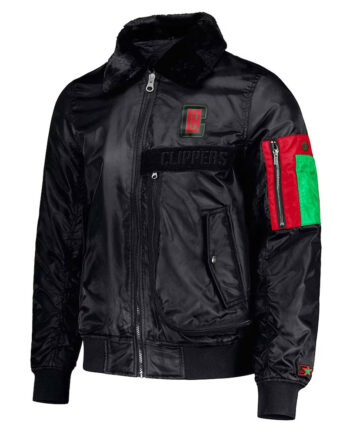 LA Clippers Ty Mopkins Black Jacket - Modajacket