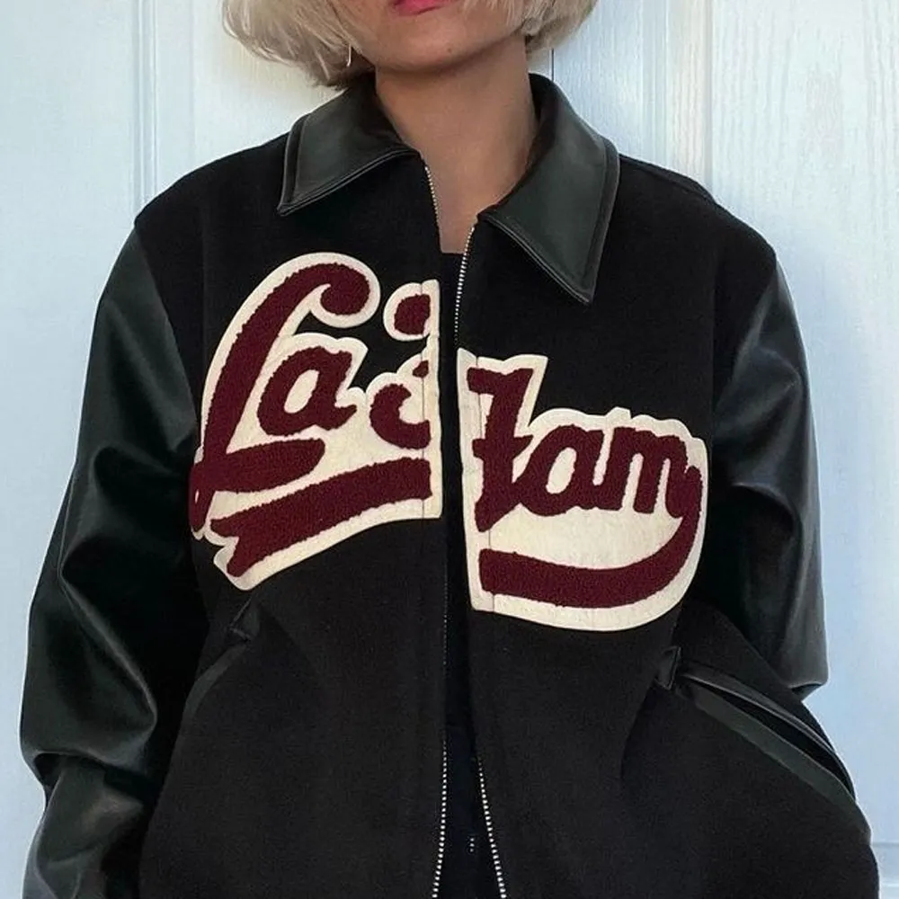 La Fam Red Varsity Jacket 6 La Fam Red Varsity Jacket