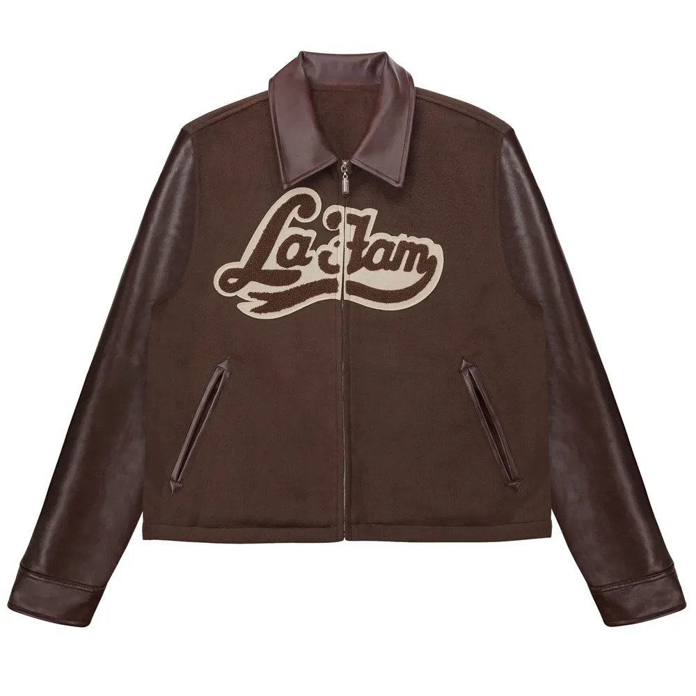 La Fam Red Varsity Jacket 2 La Fam Red Varsity Jacket