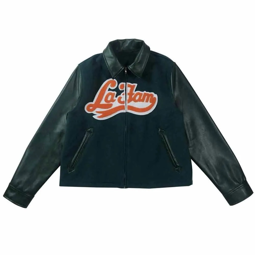 La Fam Red Varsity Jacket 3 La Fam Red Varsity Jacket