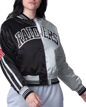 Las Vegas Raiders Zone Blitz Black/Silver Jacket - Modajacket