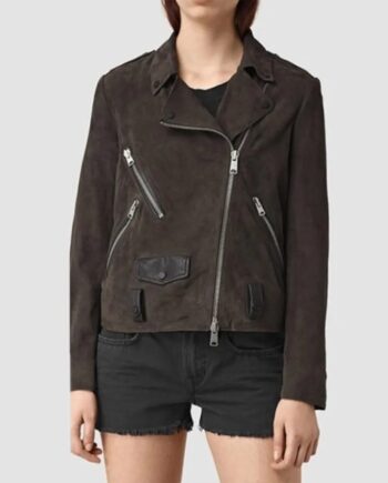 How to Get Away with Murder Season 3 Karla Souza Black Leather Jacket - Modajacket