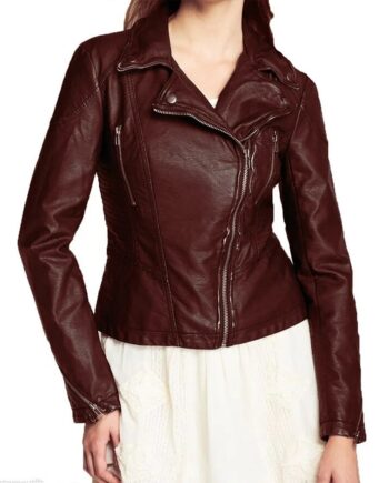 The Vampire Diaries S06 Penelope Mitchell Leather Jacket - Modajacket