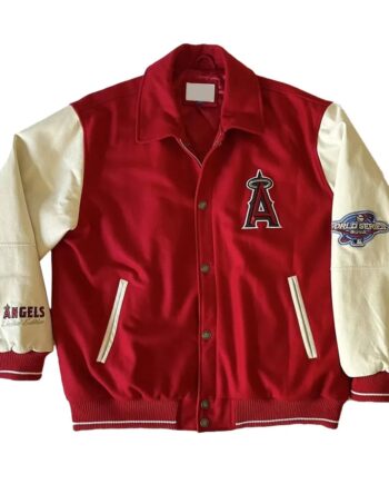 LA Angels World Series Champion 2002 Varsity Jacket - Modajacket