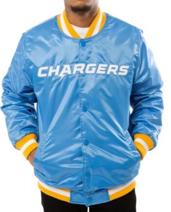 Chargers LA Bomber Blue Jacket - Modajacket