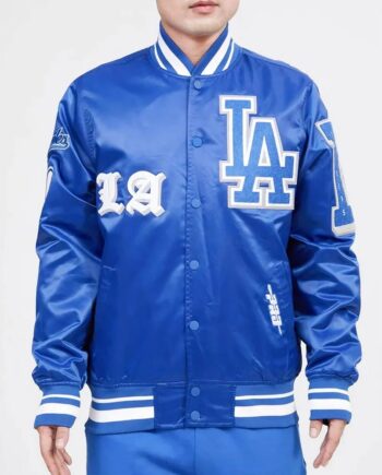 LA Dodgers Old English Blue Jacket - Modajacket
