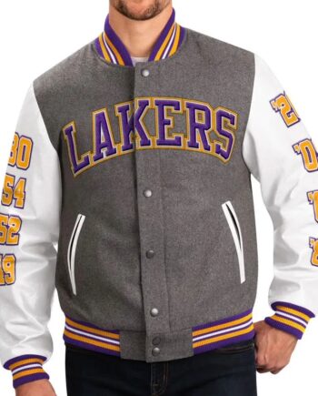 Los Angeles Lakers Challenger Varsity Jacket - Modajacket