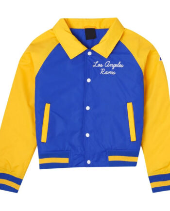 Los Angeles Rams Royal & Yellow Throwback Jacket - Modajacket