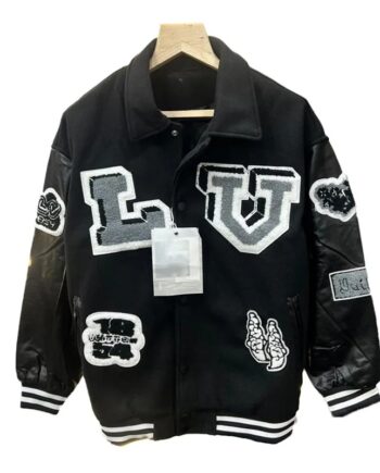 Bunny Black Varsity Jacket - Modajacket