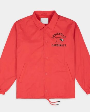 Louisville Cardinals Red Rage Retro Coaches Jacket - Modajacket