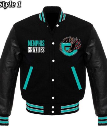 Memphis Grizzlies Black Varsity Jacket - Modajacket