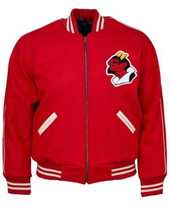 Varsity 1950 Mexico City Red Devils Red Wool Jacket - Modajacket