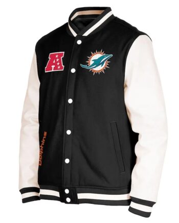 Miami Dolphins Third Down Varsity Jacket - Modajacket
