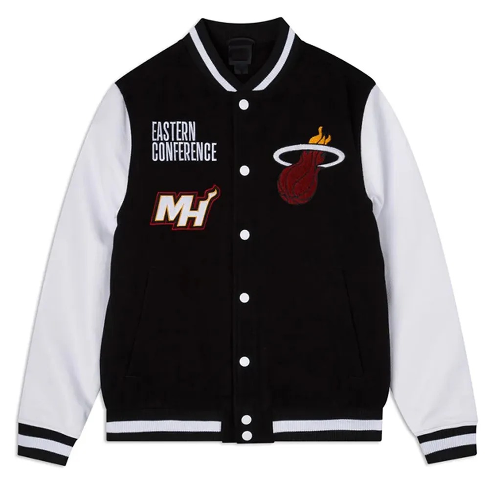 Miami Heat Eastern Conference Varsity Jacket 1 Miami Heat Eastern Conference Varsity Jacket - Modajacket