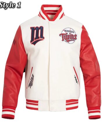 Retro Classic Rib Minnesota Twins Varsity Jacket - Modajacket