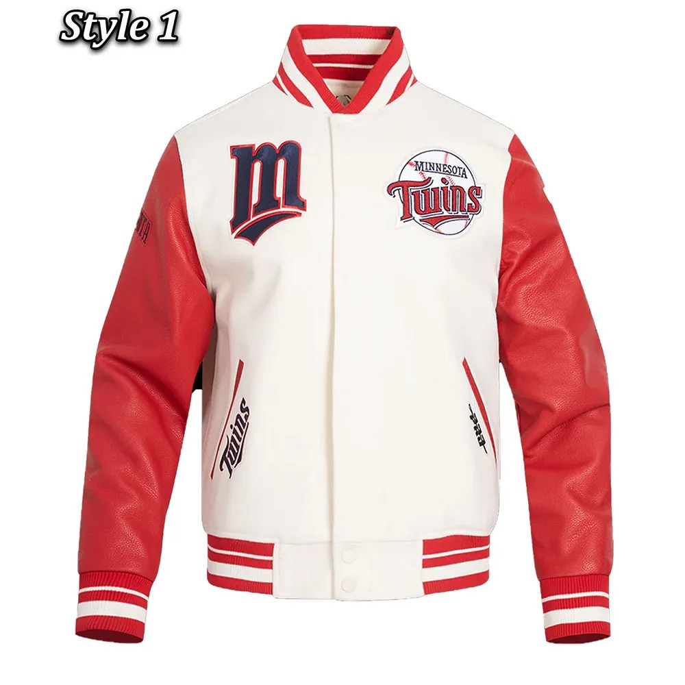 Retro Classic Rib Minnesota Twins Varsity Jacket 1 Retro Classic Rib Minnesota Twins Varsity Jacket - Modajacket