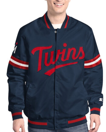 Minnesota Twins Scout Varsity Satin Jacket - Modajacket